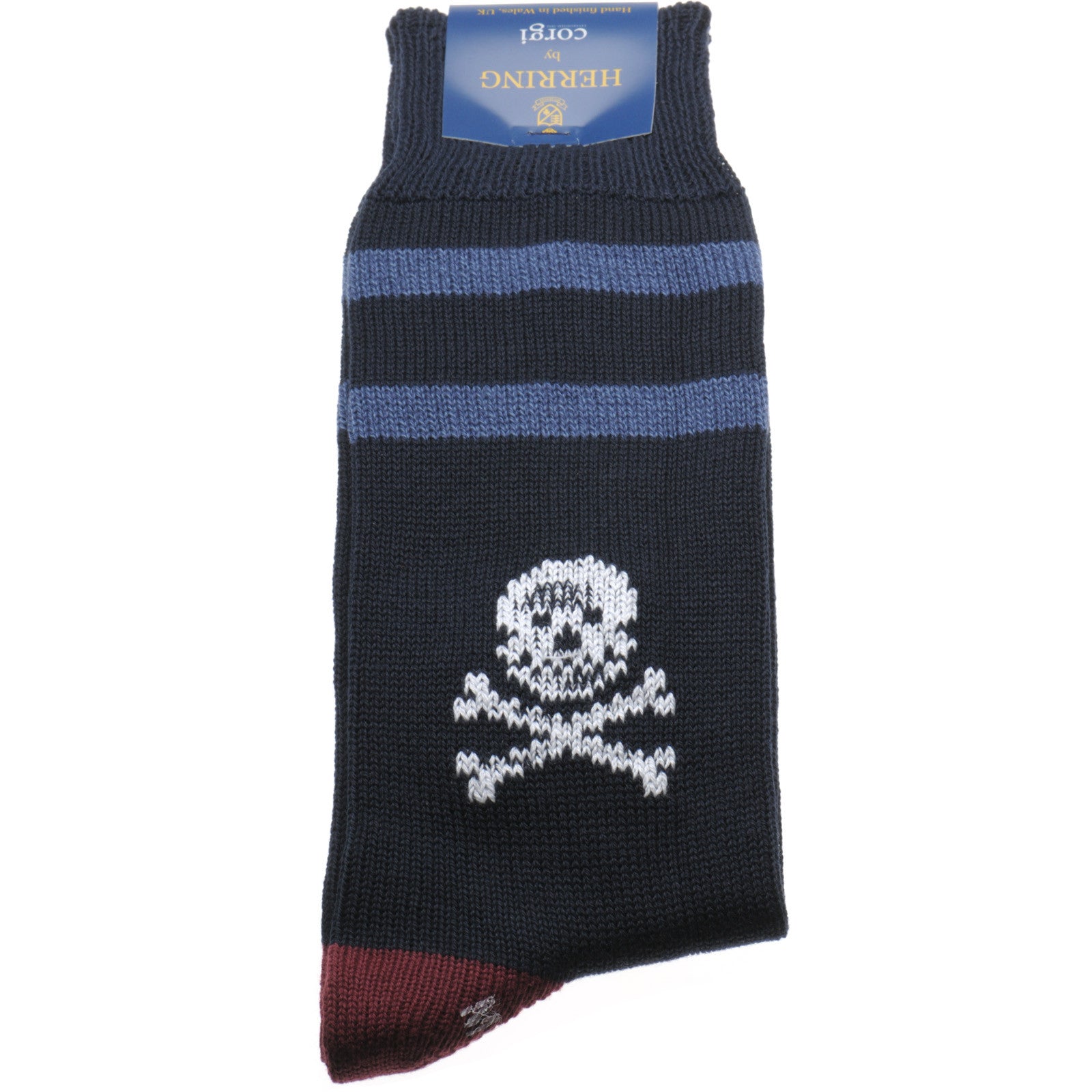 Product image for Herring Skull II Sock in navy