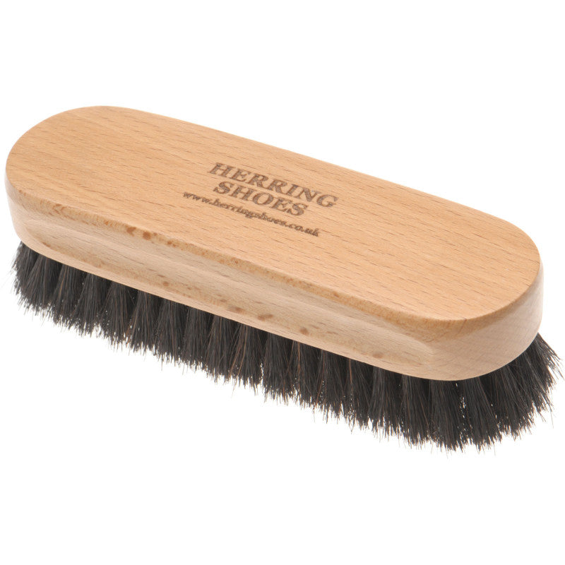 Product image for Herring Small Shoe Brush in dark bristles