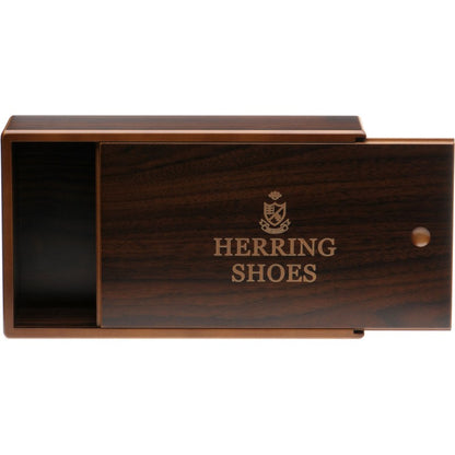 Product image for Herring Small Valet Box (Empty) in dark wood