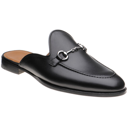 Product image for Herring Snaff II mens loafers in black calf (second)
