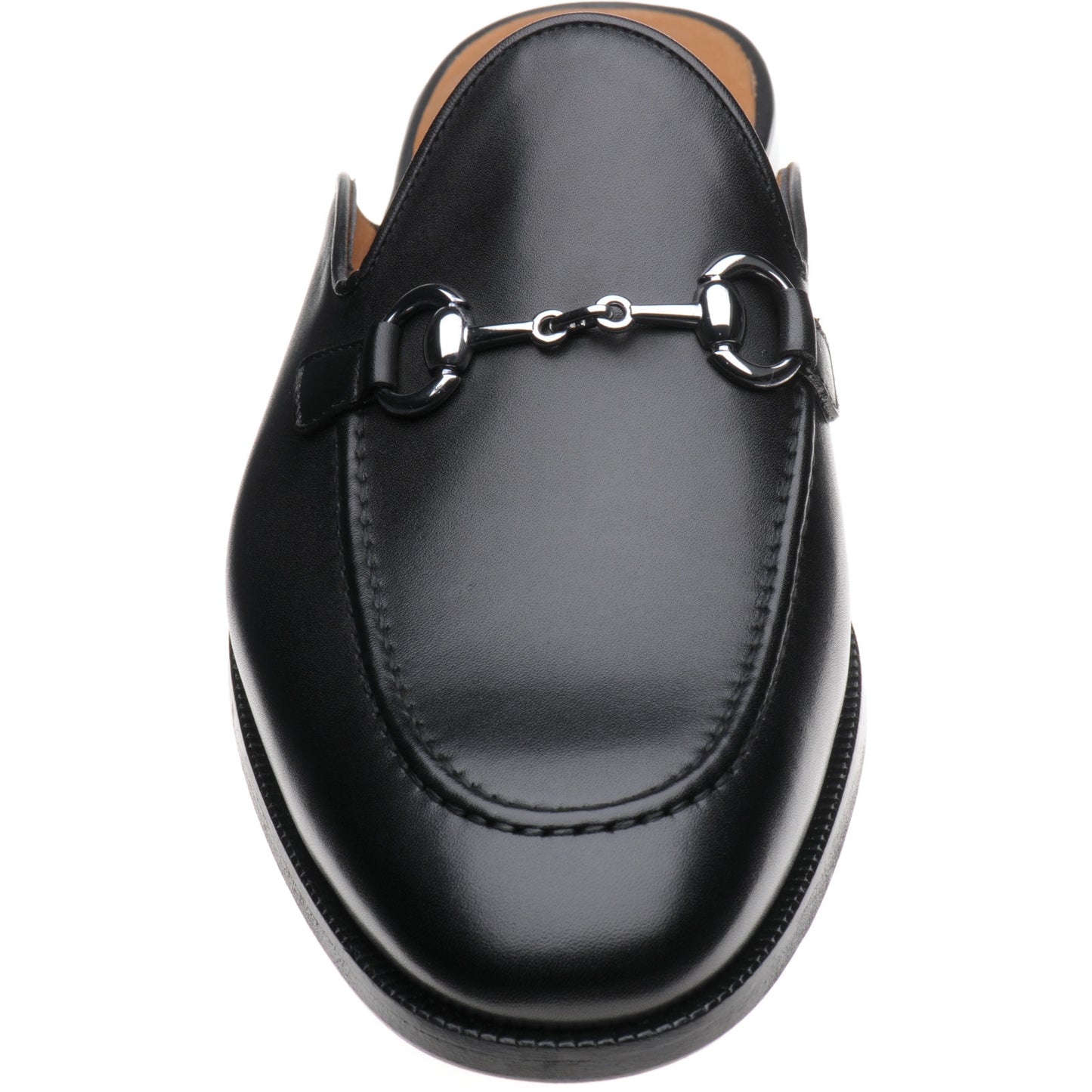 Product image for Herring Snaff II mens loafers in black calf (second)