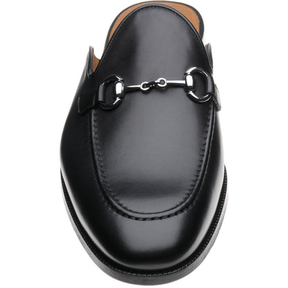 Product image for Herring Snaff II mens loafers in black calf (second)