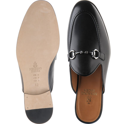 Product image for Herring Snaff II mens loafers in black calf (second)