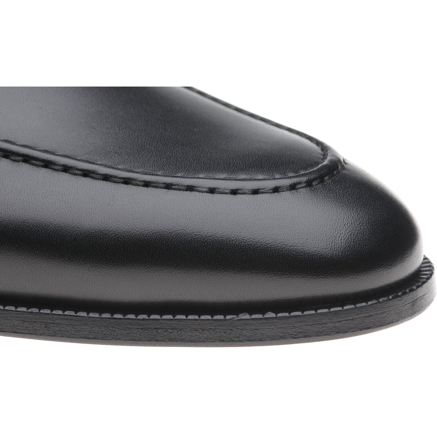 Product image for Herring Snaff II mens loafers in black calf (second)
