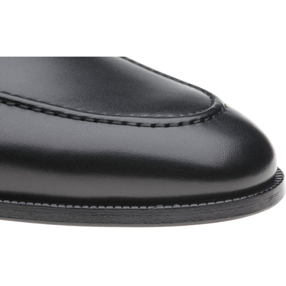 Product image for Herring Snaff II mens loafers in black calf (second)