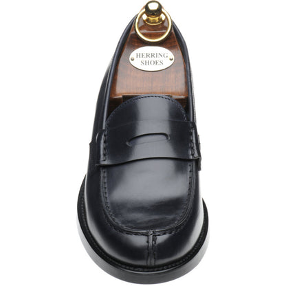 Product image for Herring Sophia ladies hybrid-soled loafers in navy calf