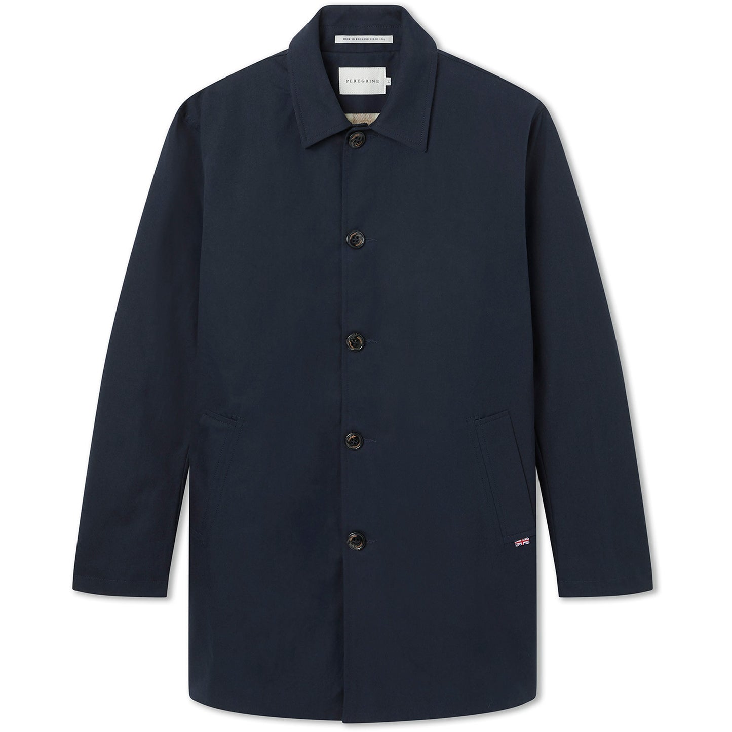 Product image for Herring Street Trench Jacket by Perergrine in navy