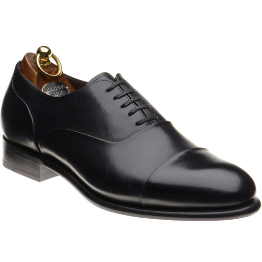 Product image for Herring Sutherland mens Oxfords in black calf