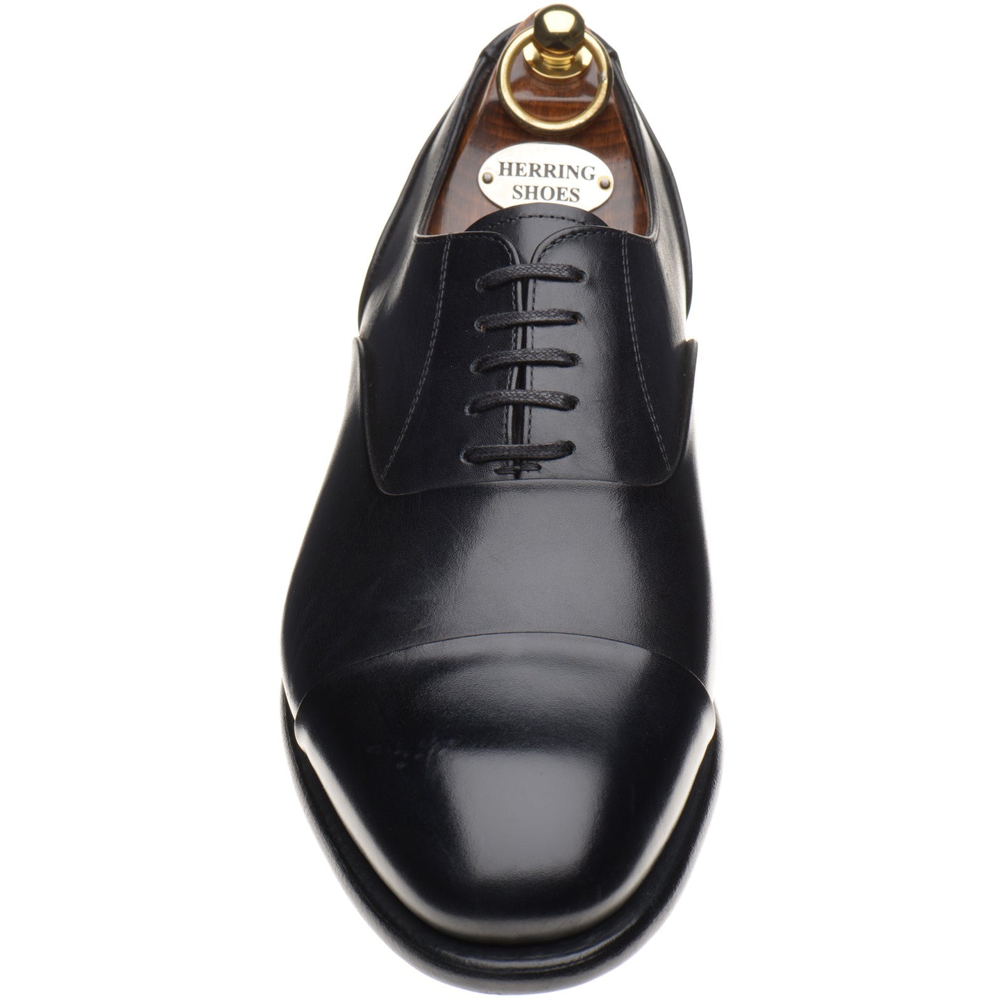 Product image for Herring Sutherland mens Oxfords in black calf
