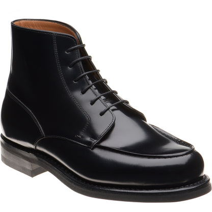 Product image for Herring Toulon mens rubber-soled boots in black polished