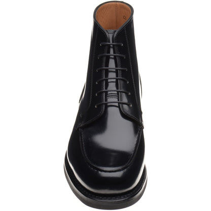Product image for Herring Toulon mens rubber-soled boots in black polished