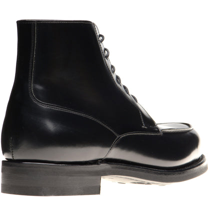 Product image for Herring Toulon mens rubber-soled boots in black polished