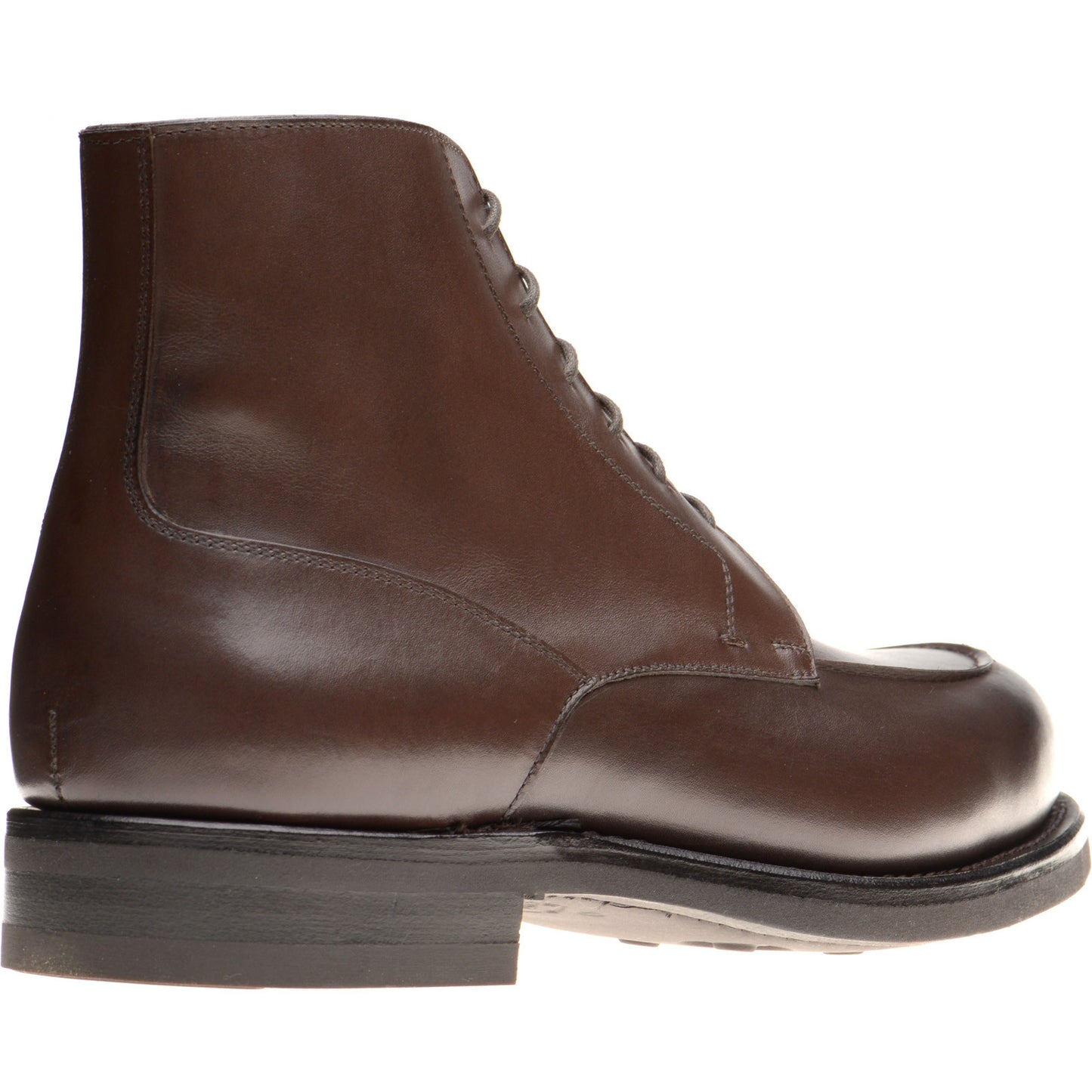 Product image for Herring Toulon mens rubber-soled boots in dark brown calf
