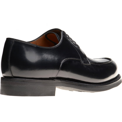 Product image for Herring Tours mens rubber-soled Derby shoes in black polished (second)