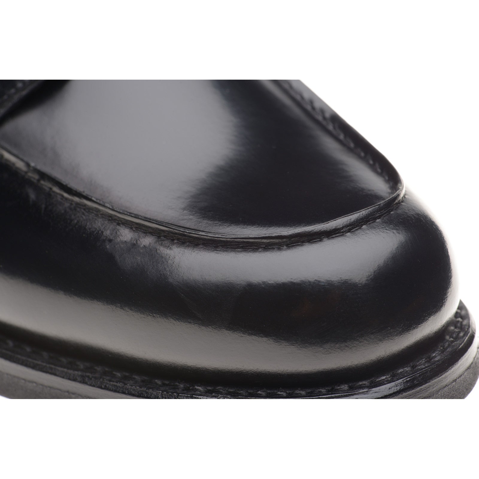 Product image for Herring Tours mens rubber-soled Derby shoes in black polished (second)