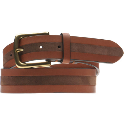 Product image for Herring Verge Belt in brown stripe