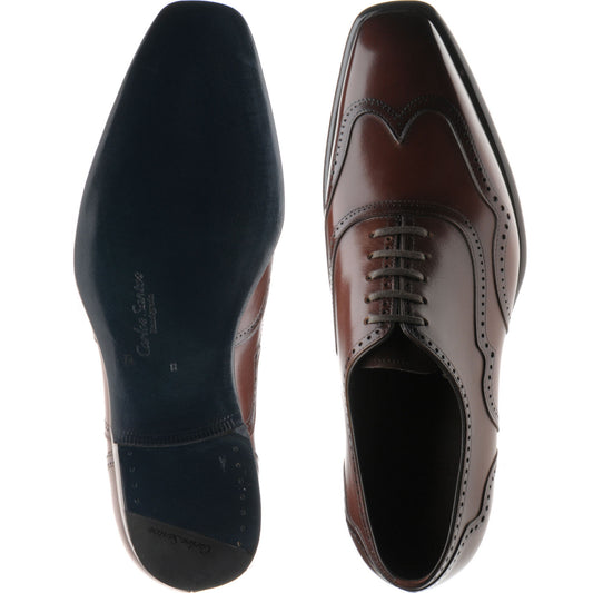 Product image for Herring Villiers mens brogues in brown calf