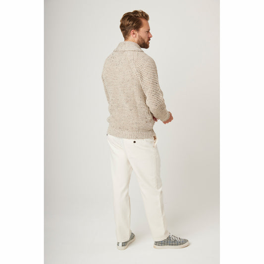 Product image for Herring Waffle Shawl Cardigan by Peregrine in skiddaw