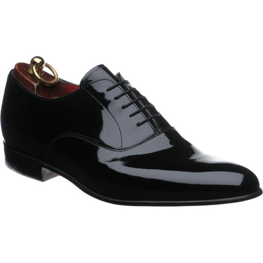 Product image for Herring Waltz II mens Oxfords in black patent