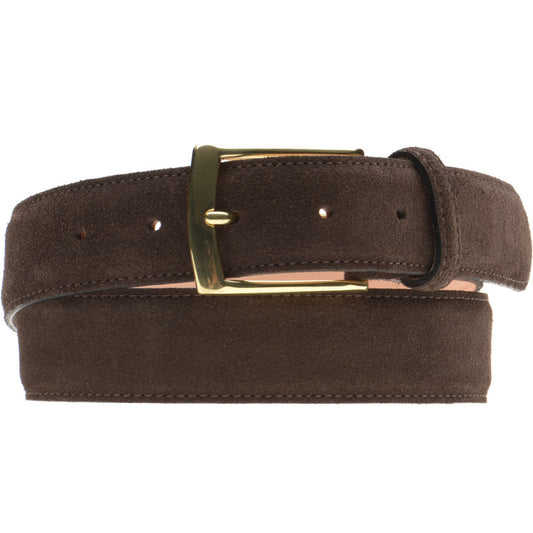 Product image for Herring Westminster Belt in dark brown suede