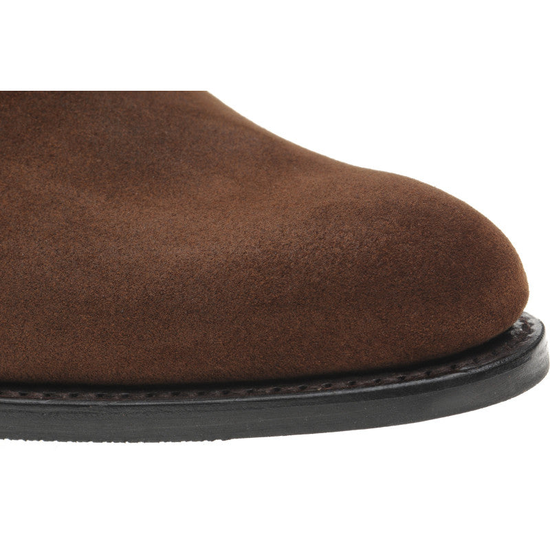 Product image for Herring Wilson Rubber mens rubber-soled Chelsea boots in snuff suede