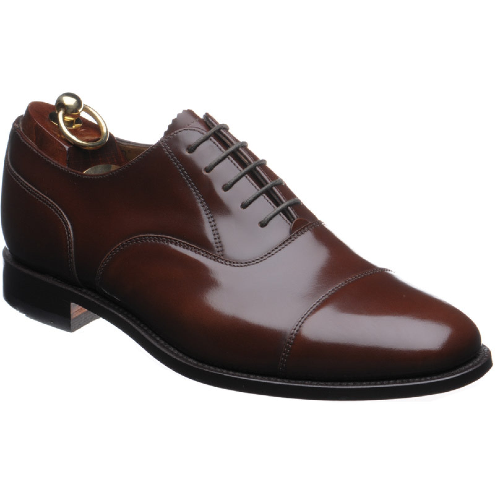 Product image for Loake 200 mens Oxfords in chestnut polished (second)