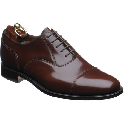 Product image for Loake 200 mens Oxfords in chestnut polished (second)