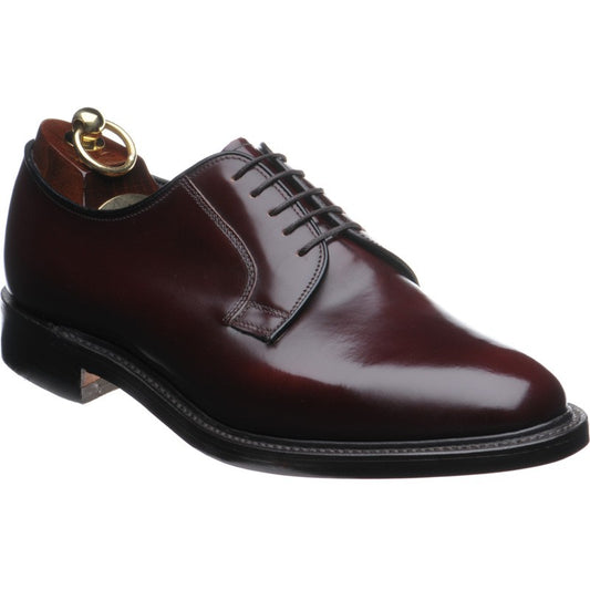 Product image for Loake 771 mens Derby shoes in burgundy polished (second)