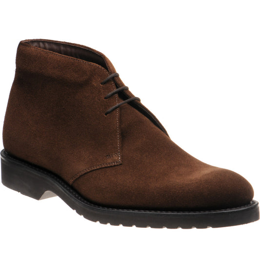 Product image for Loake Altman mens rubber-soled boots in brown suede