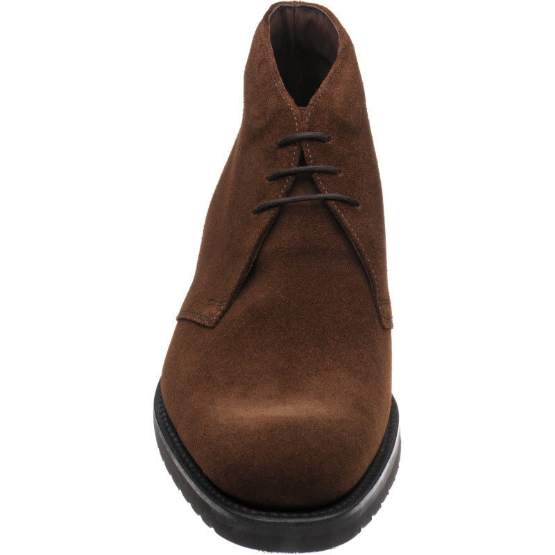 Product image for Loake Altman mens rubber-soled boots in brown suede