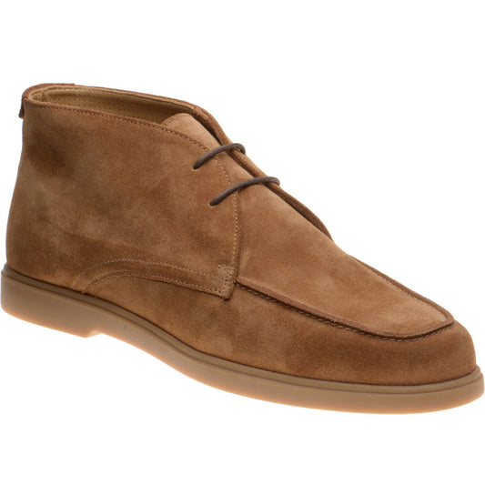 Product image for Loake Amalfi mens rubber-soled Chukka boots in chestnut suede
