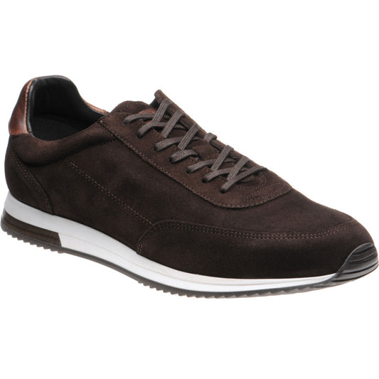 Product image for Loake Bannister in choc brown suede