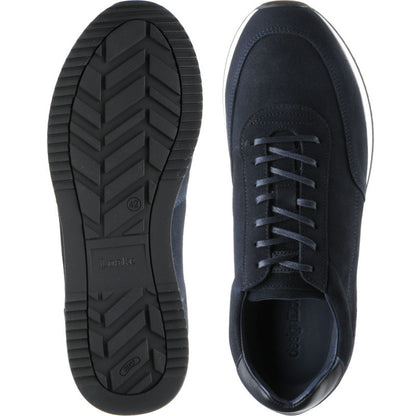 Product image for Loake Bannister in navy suede