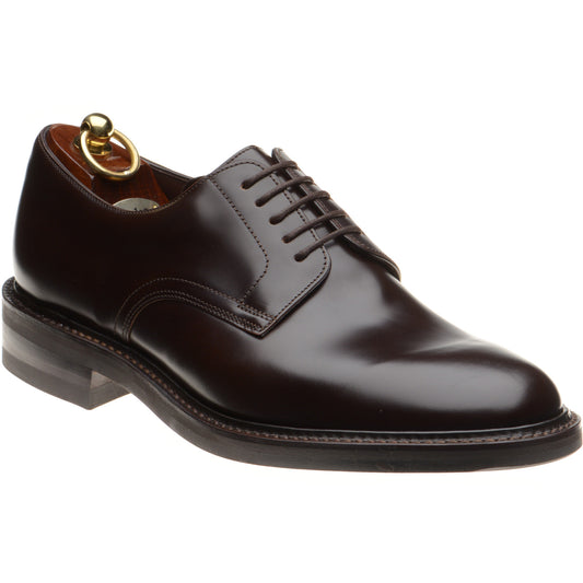 Product image for Loake Barbican mens rubber-soled in espresso polished (second)