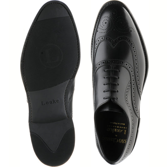 Product image for Loake Castlegate in black calf