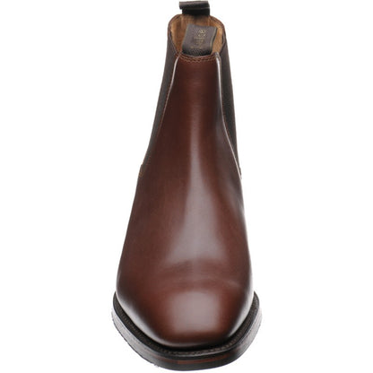 Product image for Loake Chatsworth (Rubber) mens rubber-soled Chelsea boots in brown waxy calf (second)