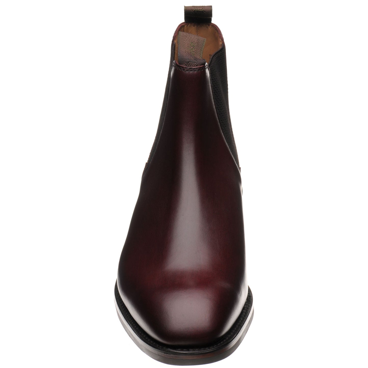 Product image for Loake Chatsworth (Rubber) mens rubber-soled Chelsea boots in burgundy waxed (second)