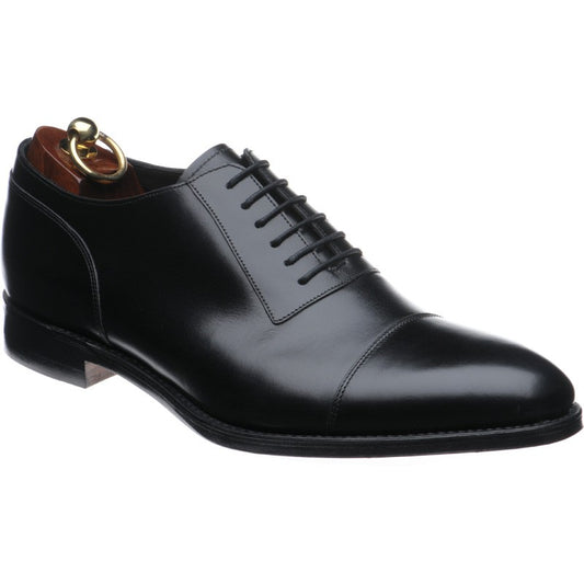 Product image for Loake Churchill mens Oxfords in black calf (second)