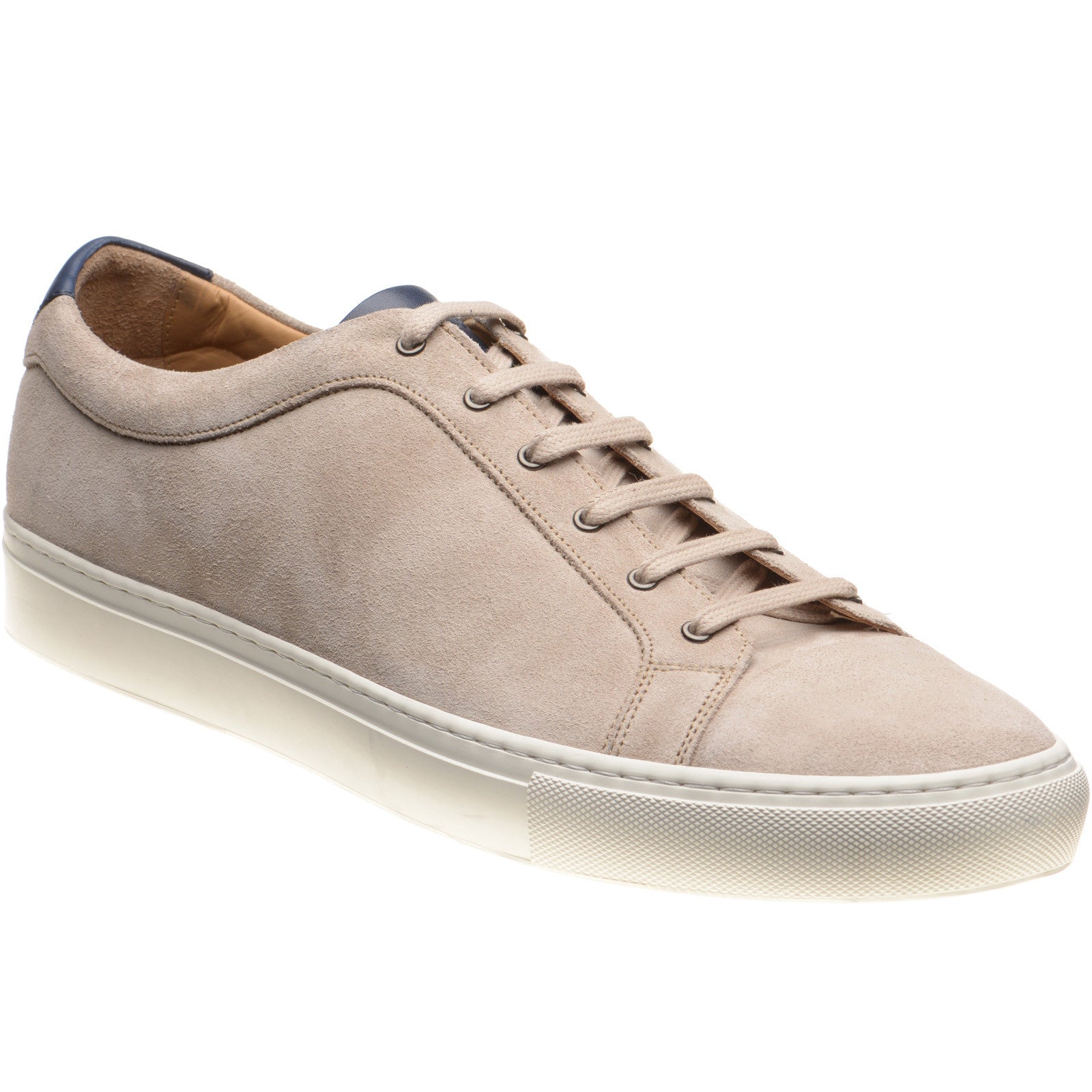 Product image for Loake Dash mens rubber-soled in stone suede (second)