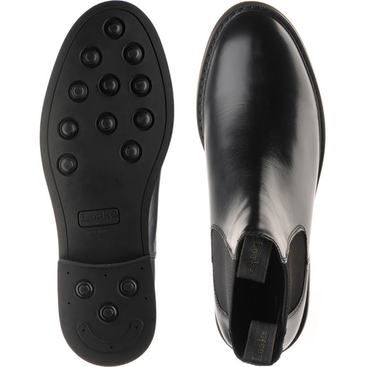 Product image for Loake Ducksworth in black waxy calf