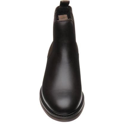 Product image for Loake Ducksworth mens rubber-soled Chelsea boots in dark brown waxy calf