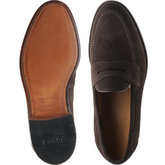 Product image for Loake Imperial Rubber Exclusive mens in brown suede