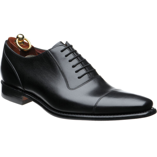 Product image for Loake Larch mens hybrid-soled Oxfords in black calf (second)