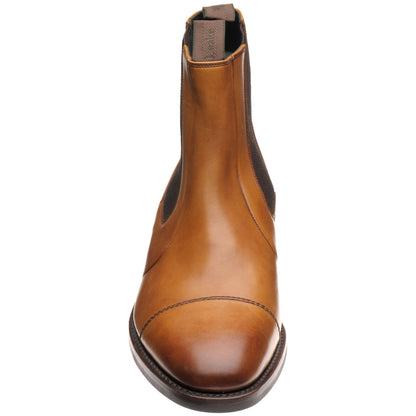 Product image for Loake Newbury mens rubber-soled boots in tan calf (second)