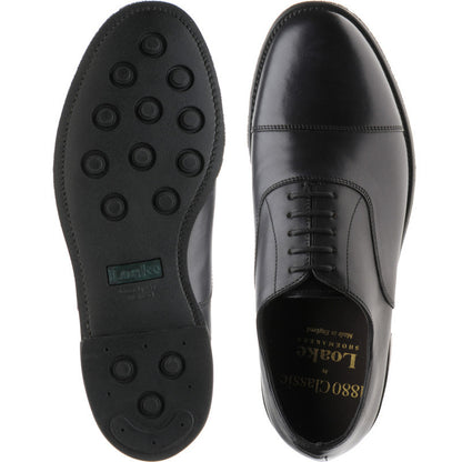 Product image for Loake Palace ladies rubber-soled Oxfords in black calf (second)