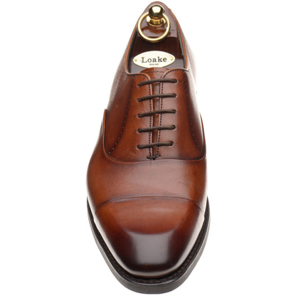 Product image for Loake Phoenix mens rubber-soled Oxfords in scotch calf (second)