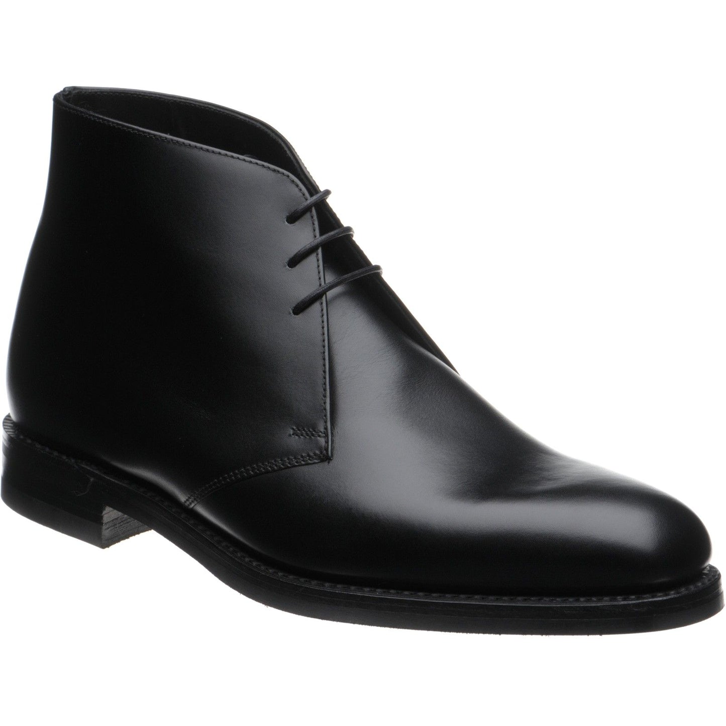 Product image for Loake Pimlico mens rubber-soled Chukka boots in black calf (second)
