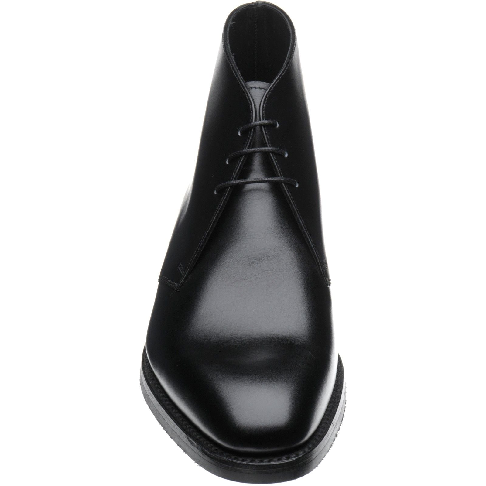 Product image for Loake Pimlico mens rubber-soled Chukka boots in black calf (second)