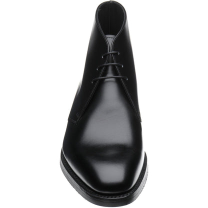 Product image for Loake Pimlico mens rubber-soled Chukka boots in black calf (second)