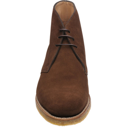 Product image for Loake Rivington mens Chukka boots in brown suede (second)